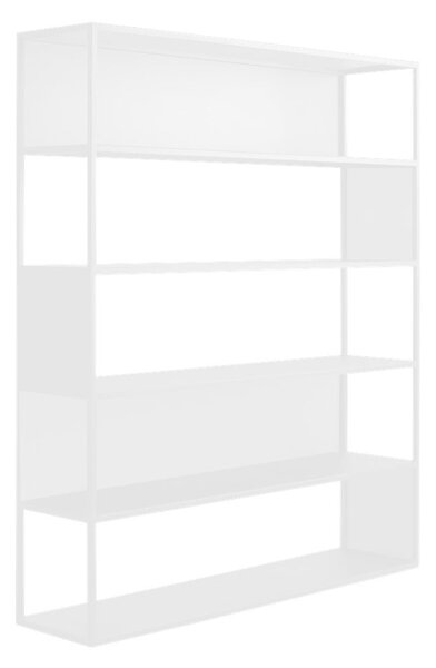 Bijela metalna polica za knjige Custom Form Hyller, visina 180 cm