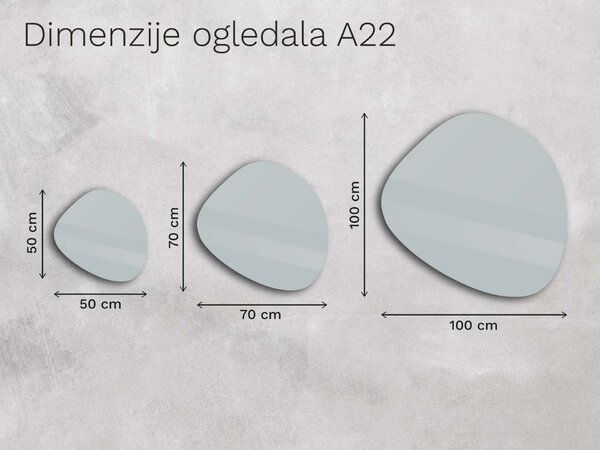 Organsko ogledalo s LED osvjetljenjem A22