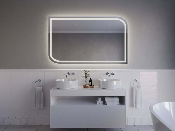 Netipično ogledalo s LED osvjetljenjem A7