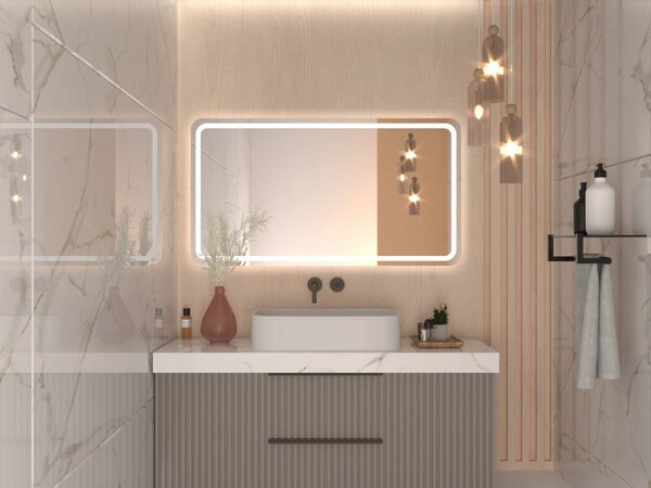 Netipično ogledalo s LED osvjetljenjem A11