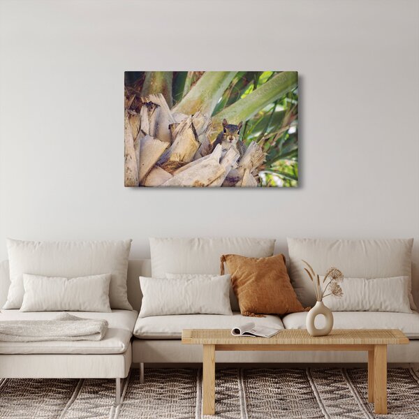 Slika vjeverice na drvetu (90x60 cm)