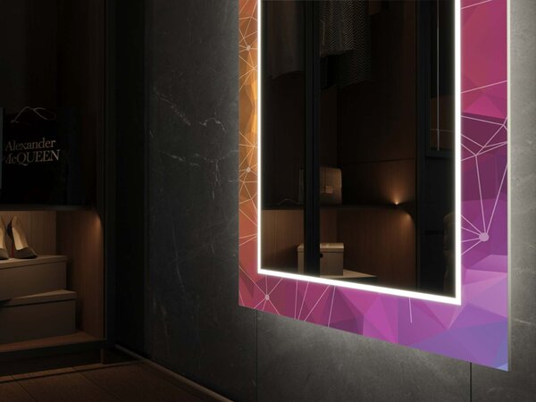 LED ogledalo s dekorom D4