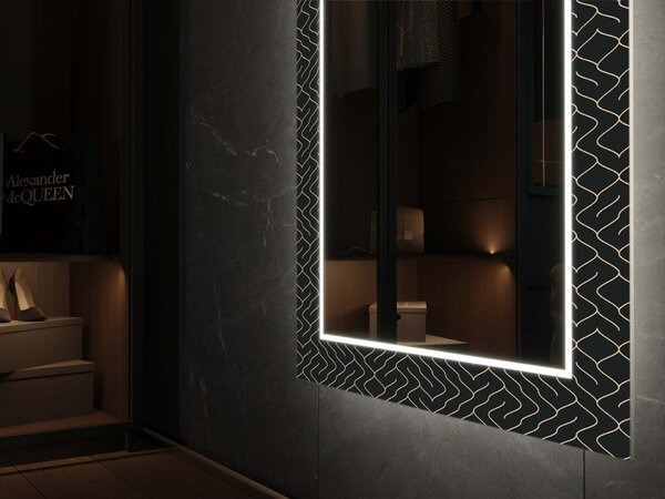 LED ogledalo s dekorom D13