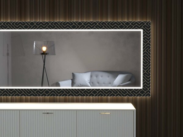 LED ogledalo s dekorom D13