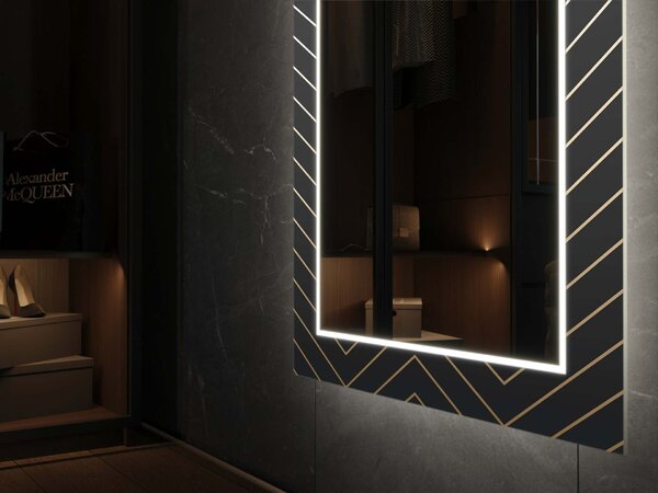 LED ogledalo s dekorom D12