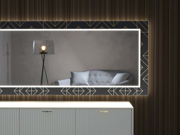 LED ogledalo s dekorom D10