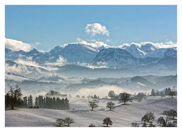 Slika snježnih planina (70x50 cm)