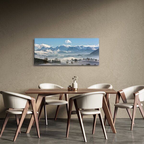 Slika snježnih planina (120x50 cm)
