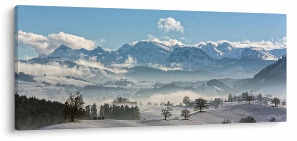 Slika snježnih planina (120x50 cm)