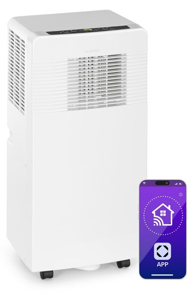 Klarstein Iceblock Ecosmart 7, prijenosna klima, 3 u 1, 7.000 BTU, upravljanje putem aplikacije, bijeli
