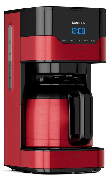 Klarstein Arabica 800W, kuhalo za kavu, 1.2 l, EasyTouch Control, srebrni/crni