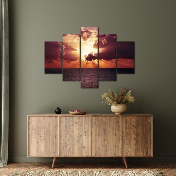 Slika sunca iza oblaka (150x105 cm)