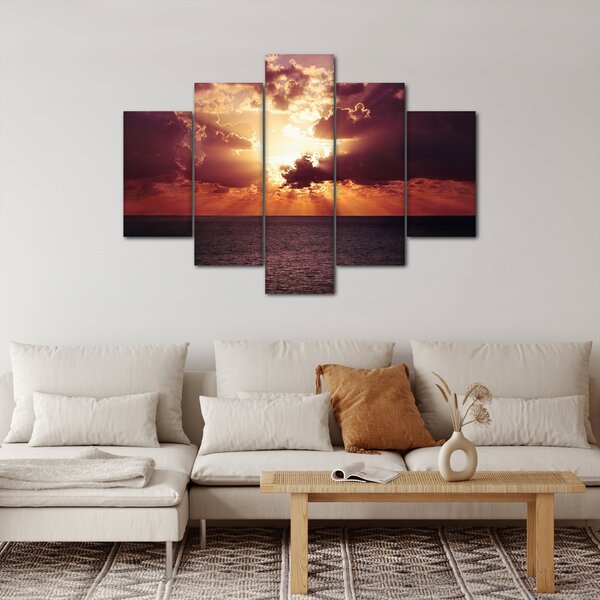 Slika sunca iza oblaka (150x105 cm)
