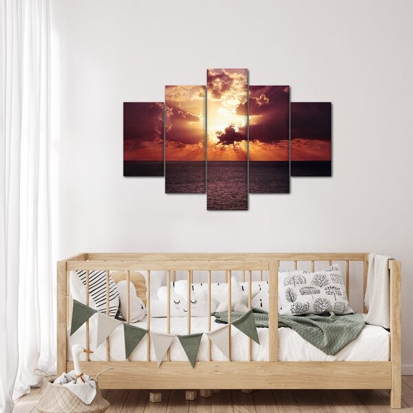 Slika sunca iza oblaka (150x105 cm)