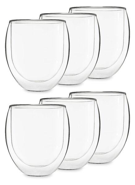 Feelino Set za led 2, šalice za čaj, set 2, 320 ml, visokokvalitetno borosilikatno staklo, perivo u perilici posuđa