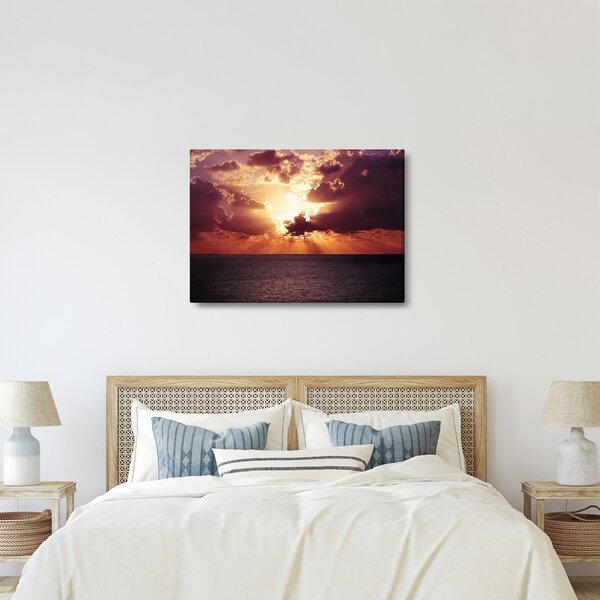 Slika sunca iza oblaka (70x50 cm)