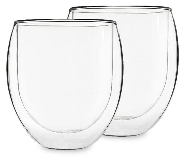 Feelino Set za led 2, šalice za čaj, set 2, 320 ml, visokokvalitetno borosilikatno staklo, perivo u perilici posuđa