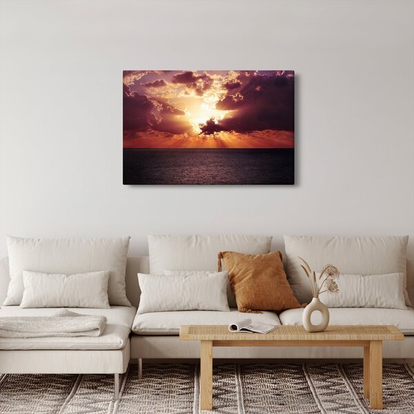 Slika sunca iza oblaka (90x60 cm)