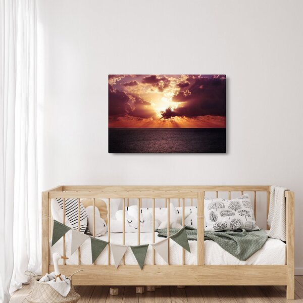Slika sunca iza oblaka (90x60 cm)