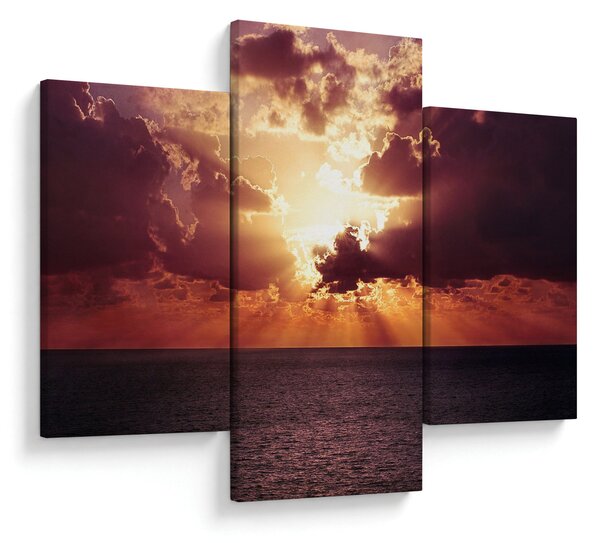 Slika sunca iza oblaka (90x60 cm)