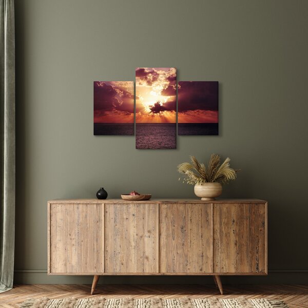 Slika sunca iza oblaka (90x60 cm)