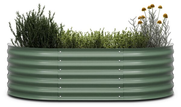 Blumfeldt High Grow, povišeni krevet, 160 x 80 x 80 cm, izrađen od valovitog čeličnog lima, jednostavan za sastavljanje, otporan na hrđu i mraz