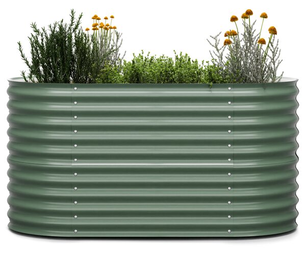 Blumfeldt High Grow, povišeni krevet, 160 x 80 x 80 cm, izrađen od valovitog čeličnog lima, jednostavan za sastavljanje, otporan na hrđu i mraz