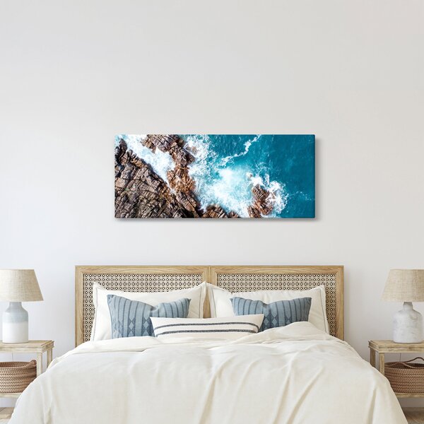 Slika stijena i mora (120x50 cm)