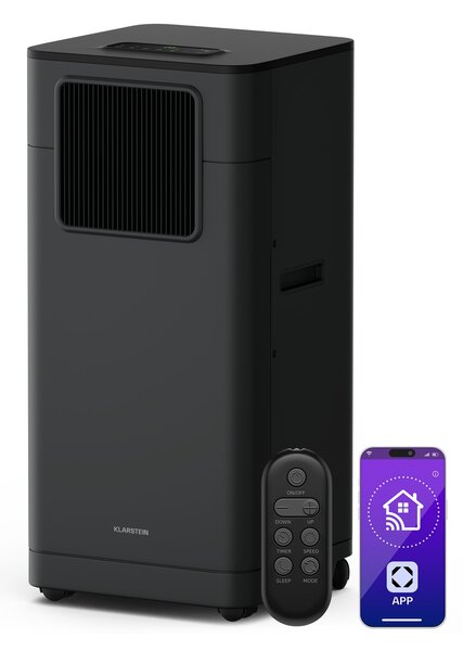 Klarstein Breeze Box 9K Smart PAC klima uređaj, režim 3 u 1| Inteligentna kontrola, do 32 m², 24-satni tajmer, prijenosni