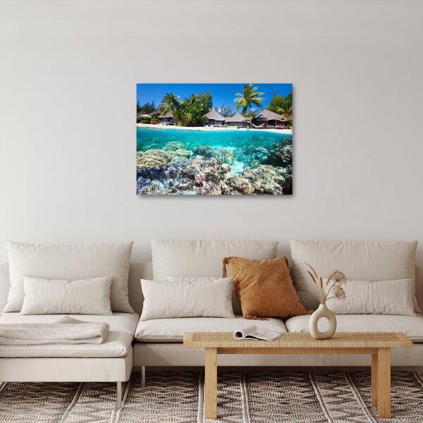 Slika plaže na tropskom otoku (70x50 cm)