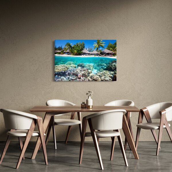 Slika plaže na tropskom otoku (90x60 cm)