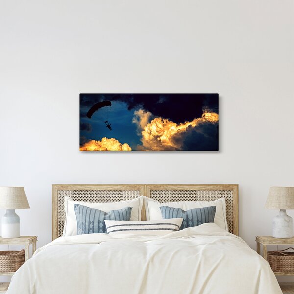 Slika padobranca u oblacima (120x50 cm)
