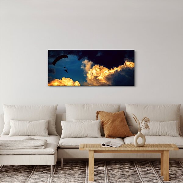 Slika padobranca u oblacima (120x50 cm)