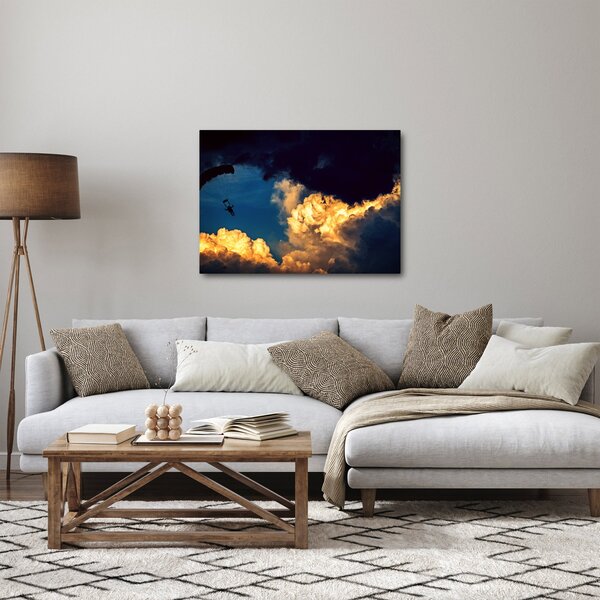 Slika padobranca u oblacima (70x50 cm)