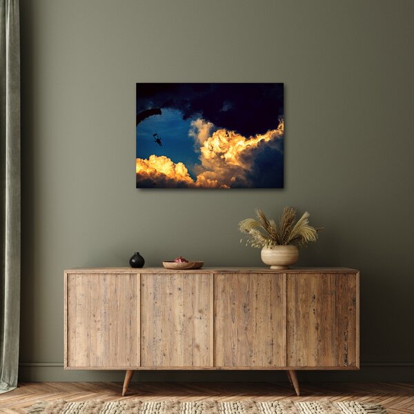 Slika padobranca u oblacima (70x50 cm)