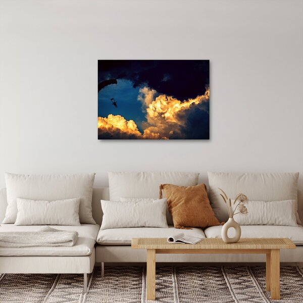 Slika padobranca u oblacima (70x50 cm)