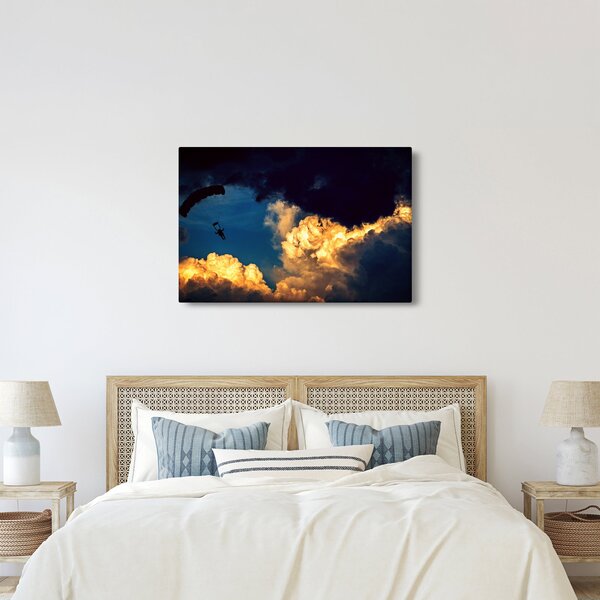 Slika padobranca u oblacima (90x60 cm)