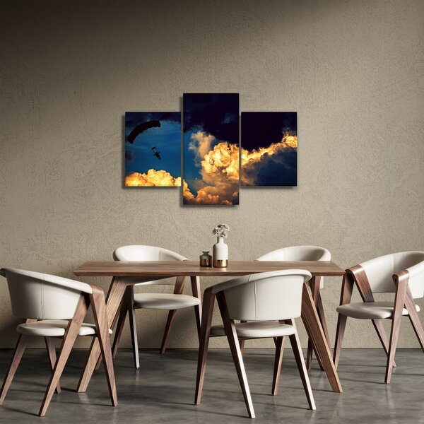 Slika padobranca u oblacima (90x60 cm)