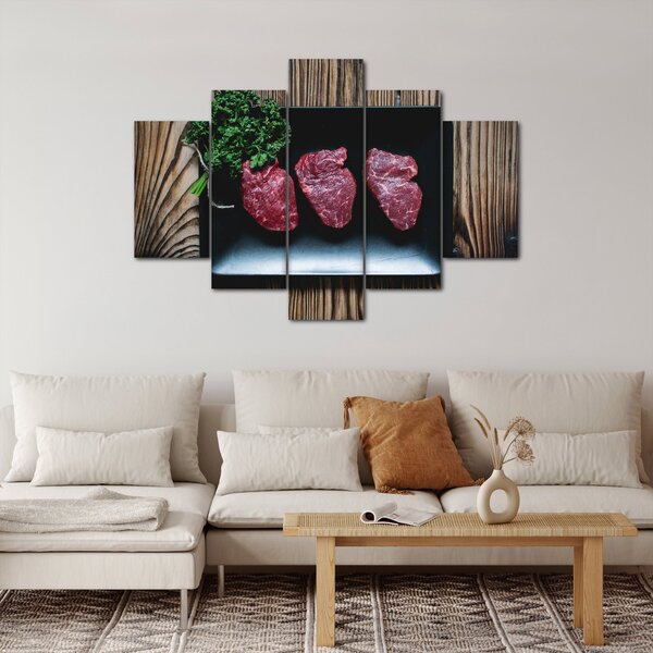 Slika mesa na tanjuru (150x105 cm)