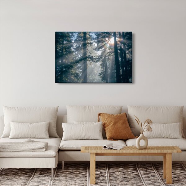 Slika drveća sa sunčevim zracima (90x60 cm)