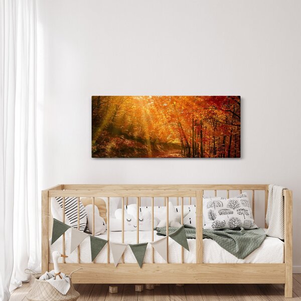 Slika jesenske šume (120x50 cm)