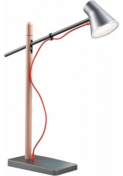 Redo 01-1119 - LED Prigušiva stolna lampa s bežičnim punjenjem LED/5W/230V