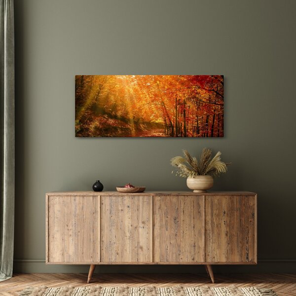 Slika jesenske šume (120x50 cm)
