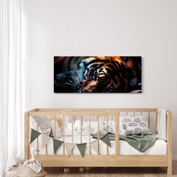 Slika ležećeg tigra (120x50 cm)