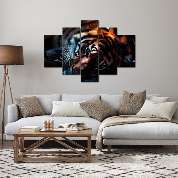 Slika ležećeg tigra (150x105 cm)