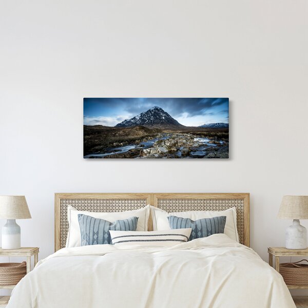 Slika planine i rijeke (120x50 cm)
