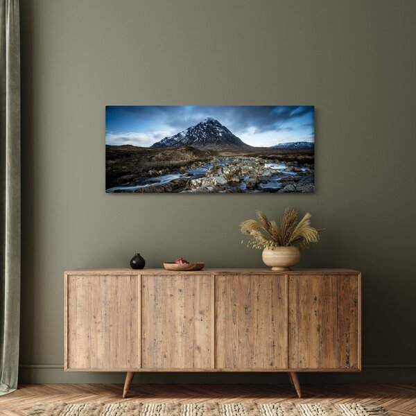 Slika planine i rijeke (120x50 cm)
