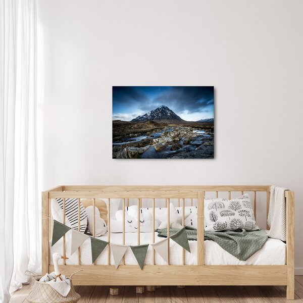 Slika planine i rijeke (70x50 cm)