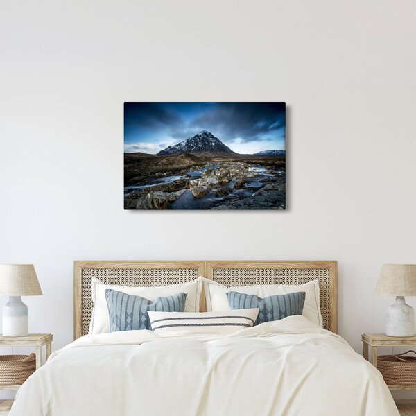 Slika planine i rijeke (90x60 cm)