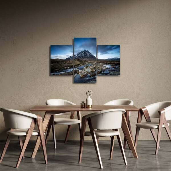 Slika planine i rijeke (90x60 cm)